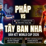 Nhận định Pháp vs Tây Ban Nha bán kết World Cup 2026 - Cuộc đối đầu rực lửa giữa Kylian Mbappe và Lamine Yamal trên Gavang TV.